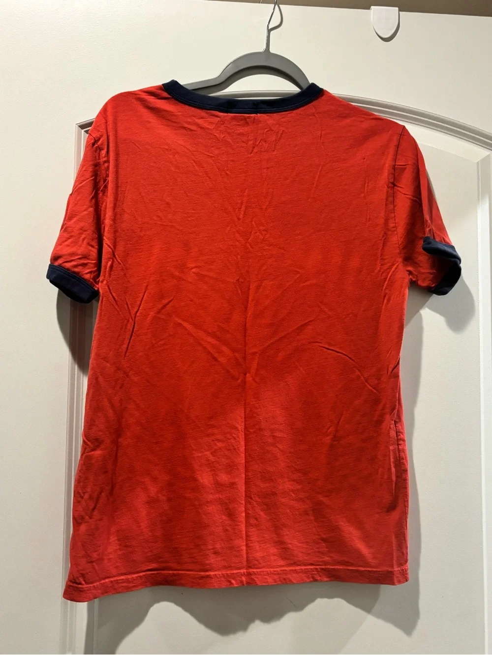 Polo by Ralph Lauren Red Short-Sleeve Ringer Tee with Navy Pony